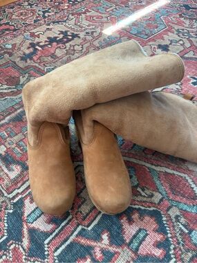 No. 6 Pull On Shearling Clog Boots 40